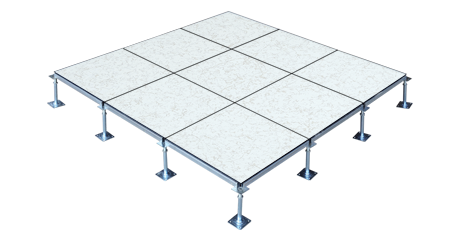 Anti-static steel raised floor
