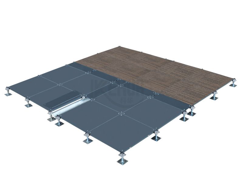 OA-500 bare finish steel net work raised access floor