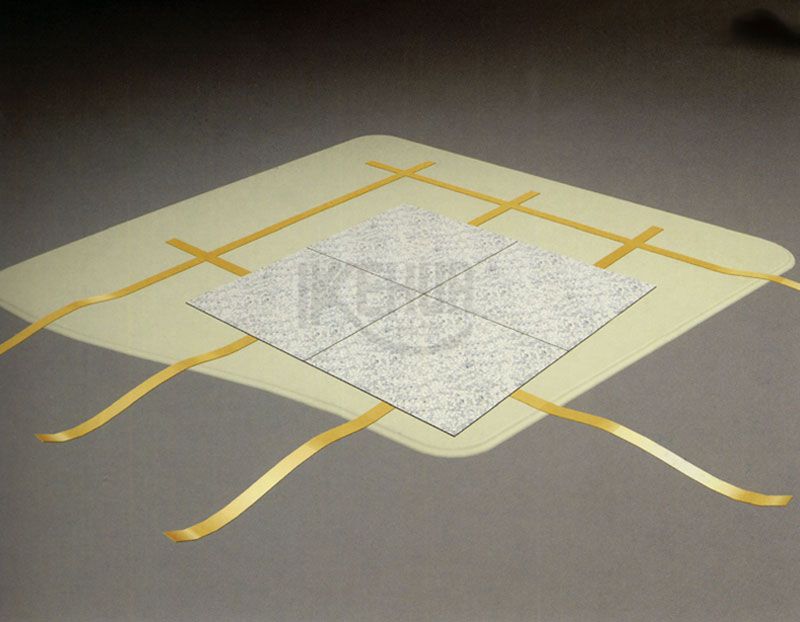 Permanent anti-static PVC flooring