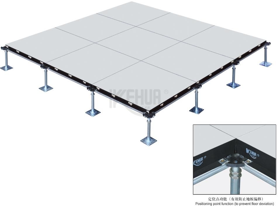 Wood core raised access floor panel with ceramic tile (HDMC)